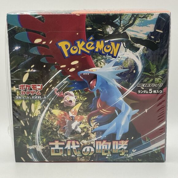Pokémon TCG Ancient Roar Booster Box sv4K Japanese Brand New Sealed - Picture 1 of 6